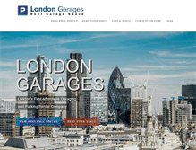 Tablet Screenshot of londongarages.com